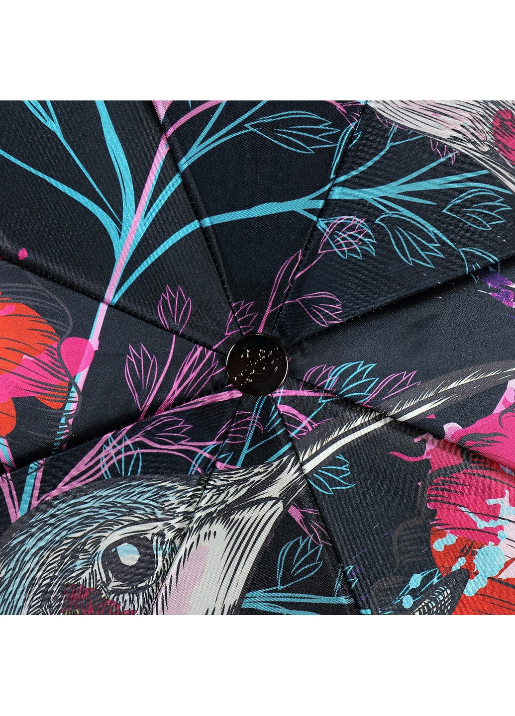 Синий складной женский зонт автомат 103 см Trust (260285412)