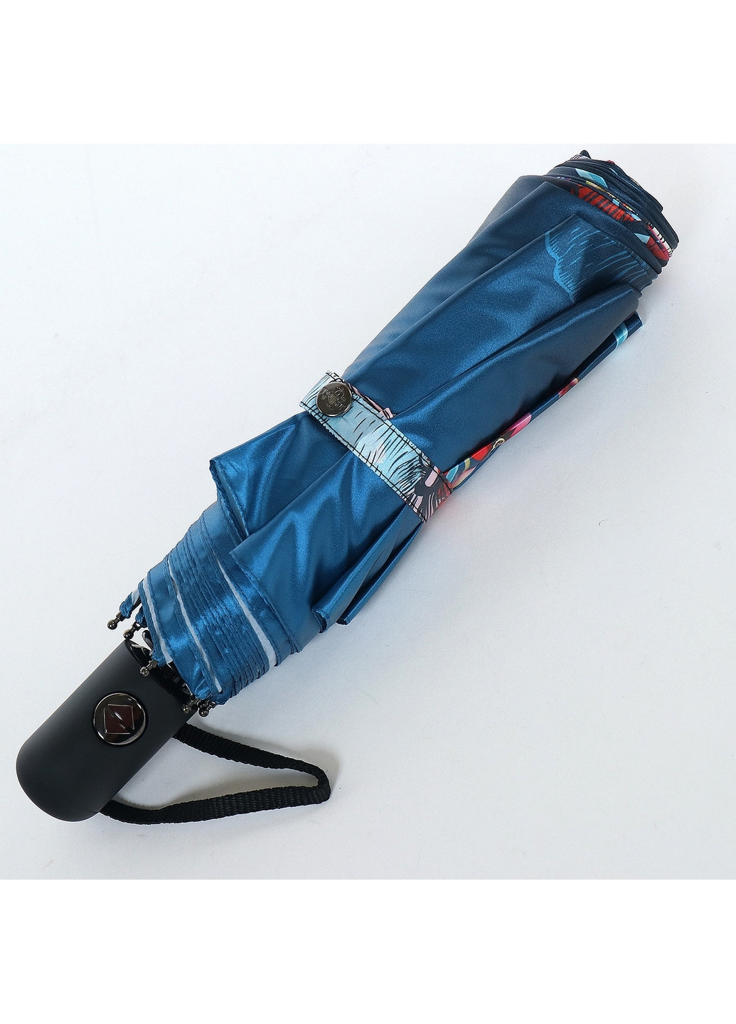 Синий складной женский зонт автомат 103 см Trust (260285412)