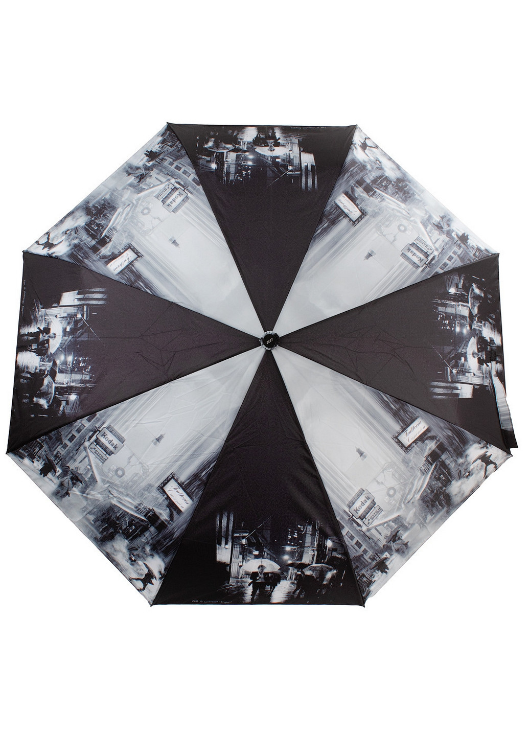 Синя складна жіноча парасолька механічна 96 см Zest (260285798)