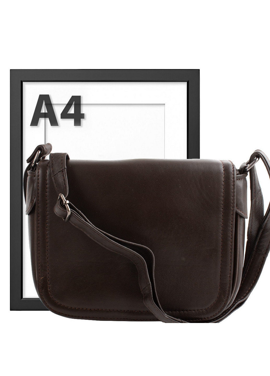 Кожаная женская сумка 22х18х7 см TuNoNa (260285955)