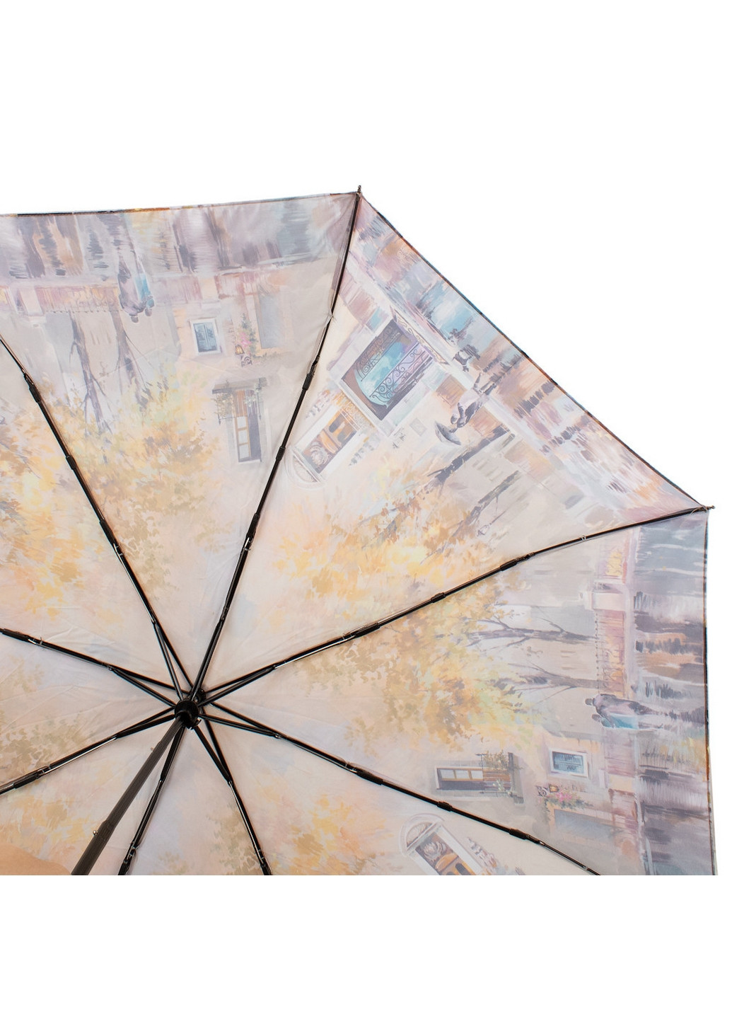 Комбинированный складной женский зонт механический 96 см Zest (260285863)