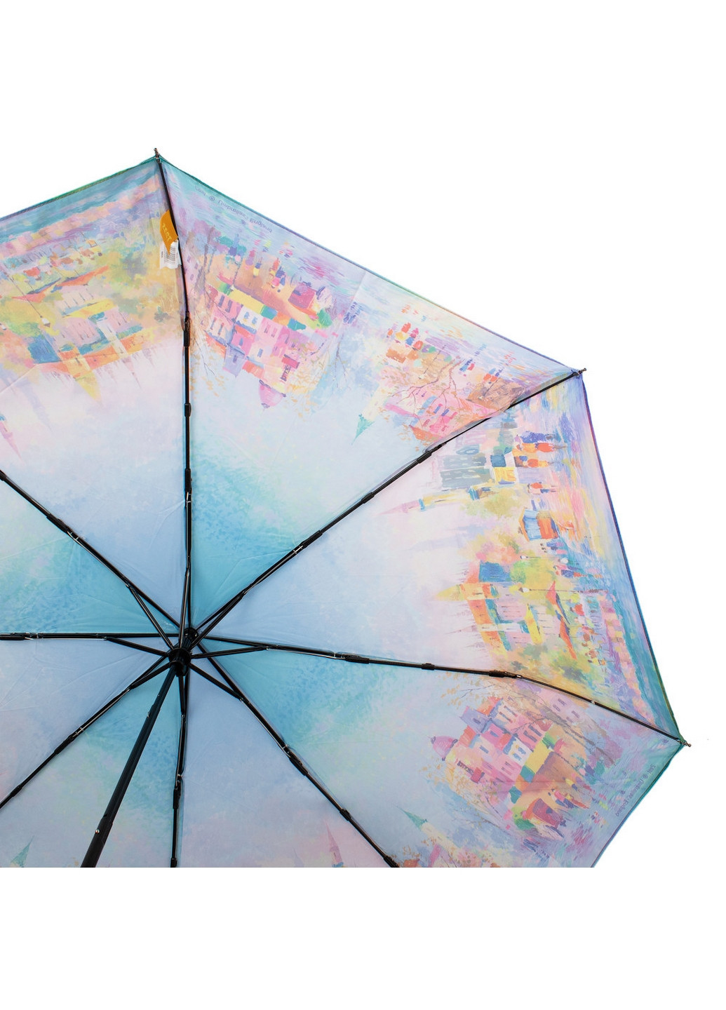 Комбинированный складной женский зонт механический 96 см Zest (260285745)