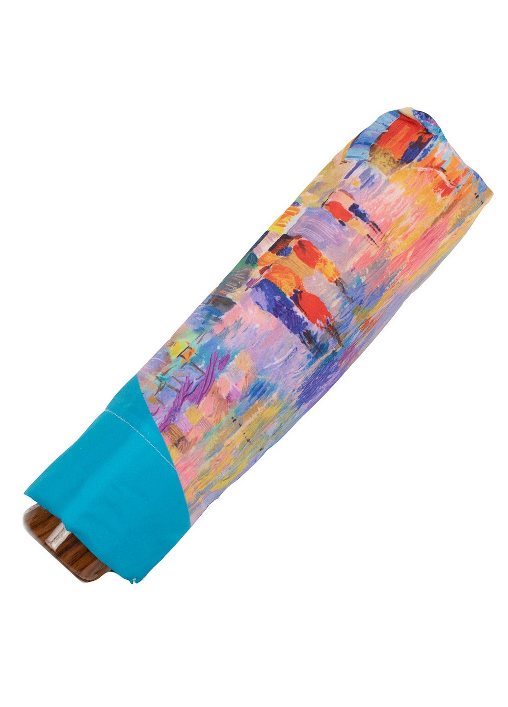 Комбинированный складной женский зонт механический 96 см Zest (260285745)