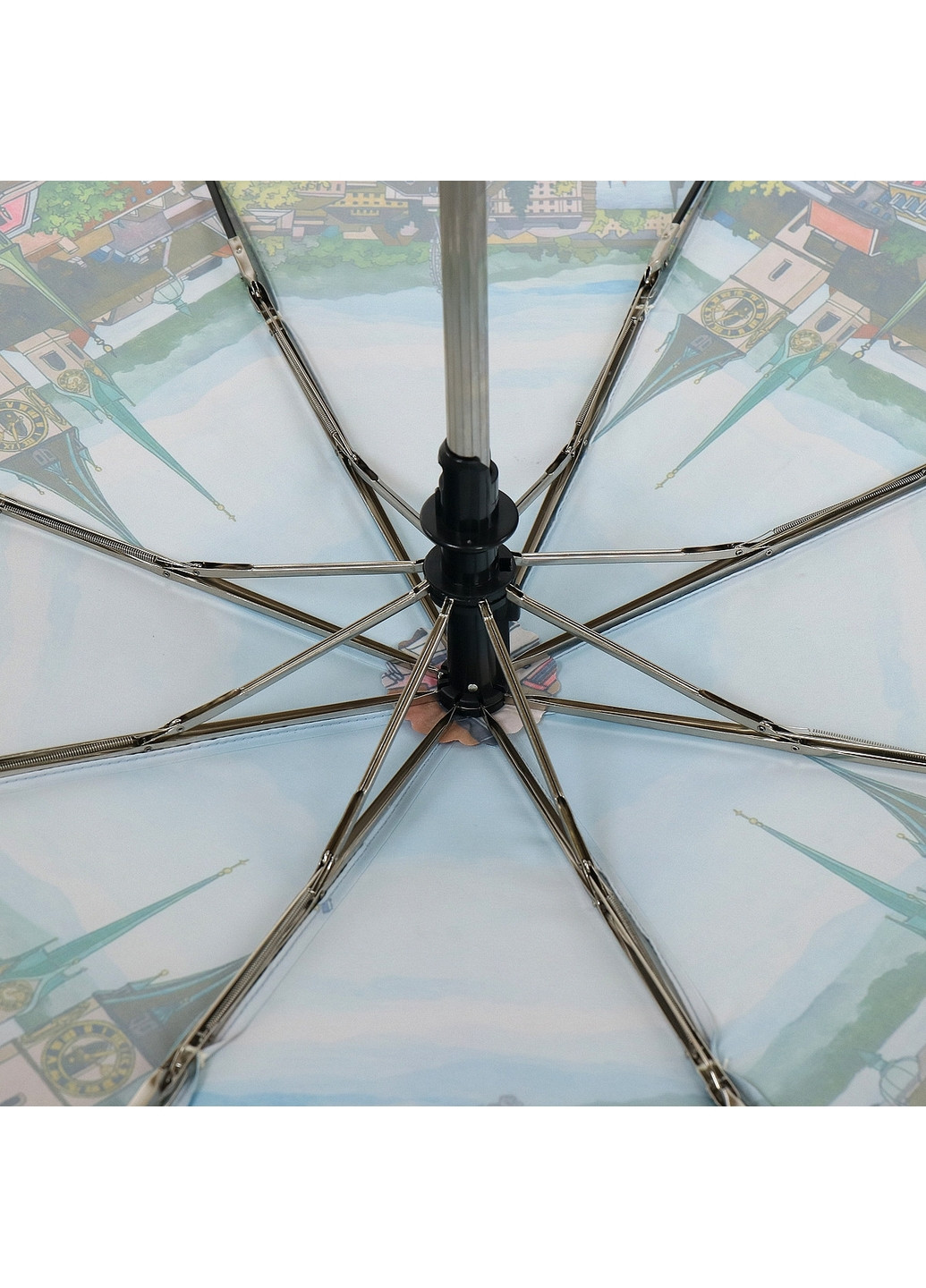 Комбінована складна жіноча парасолька автомат 102 см Trust (260285415)