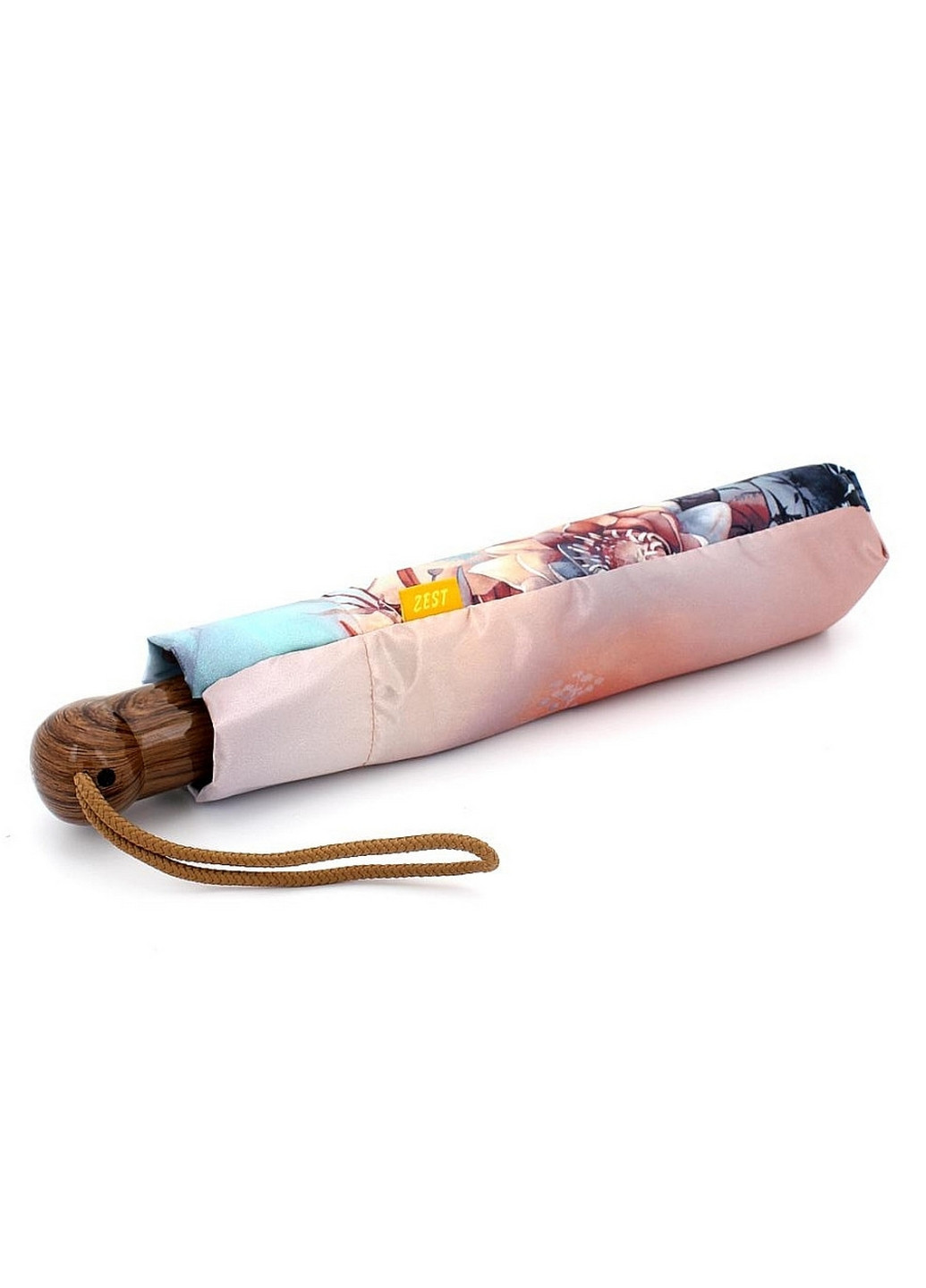 Комбинированный складной женский зонт автомат 100 см Zest (260285760)