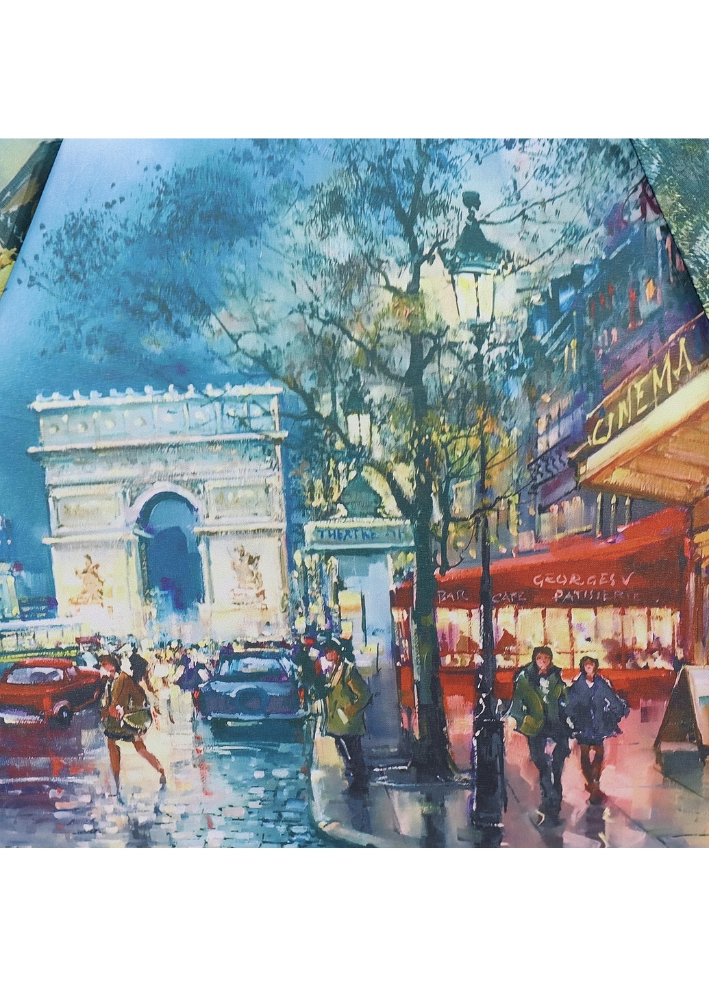 Комбинированный складной женский зонт автомат 102 см Trust (260285432)