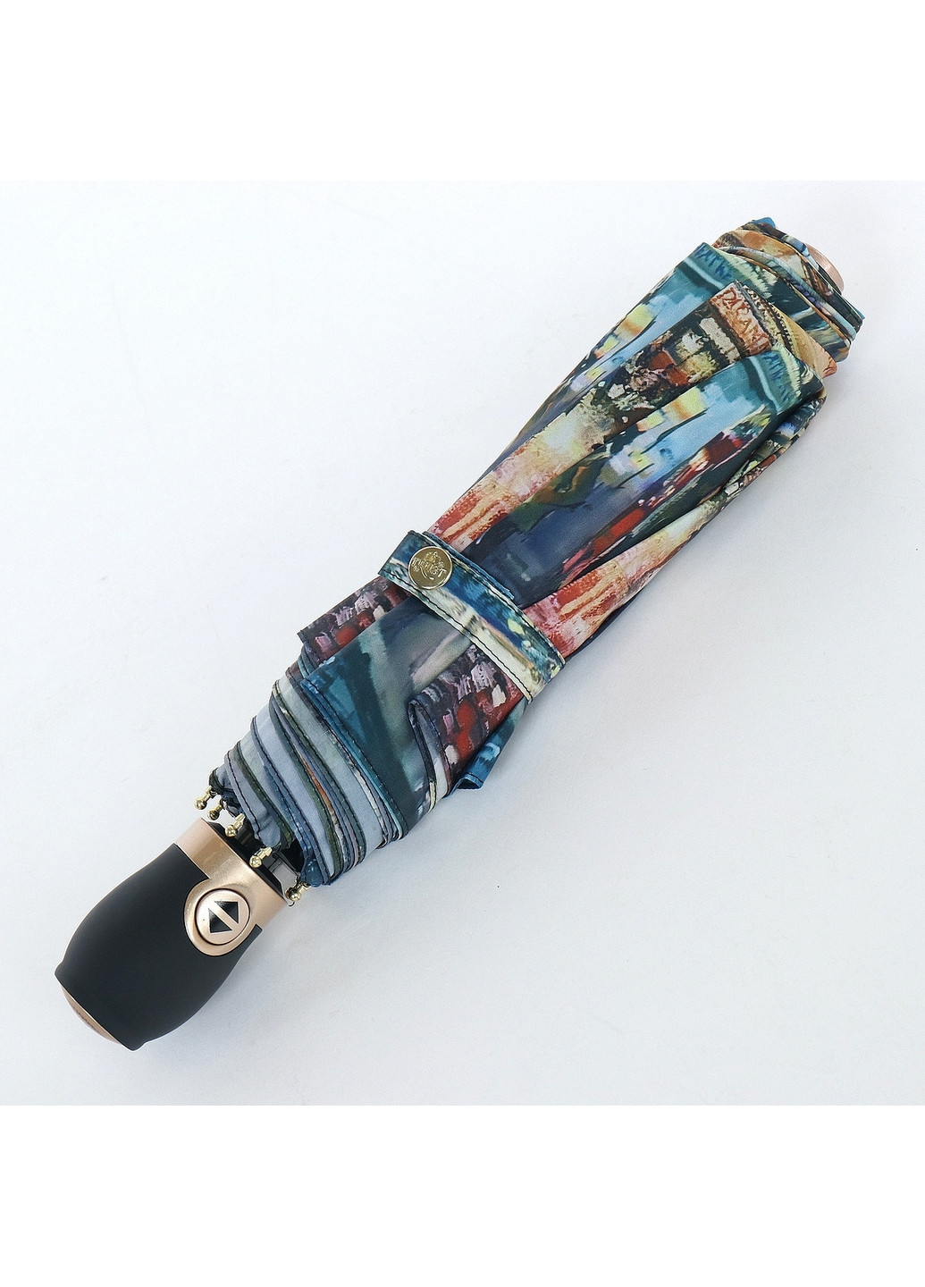 Комбинированный складной женский зонт автомат 102 см Trust (260285432)