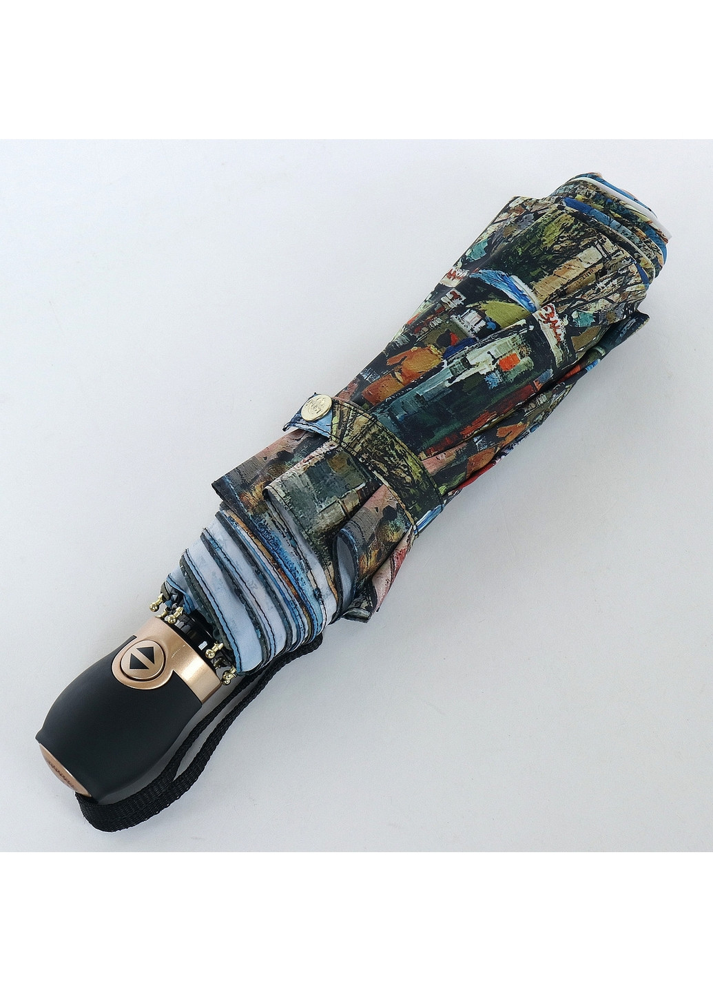 Комбинированный складной женский зонт автомат 102 см Trust (260285403)