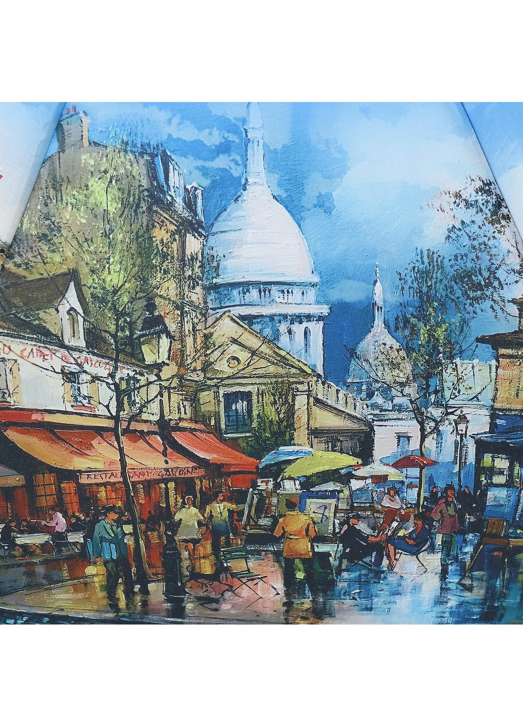 Комбинированный складной женский зонт автомат 102 см Trust (260285403)