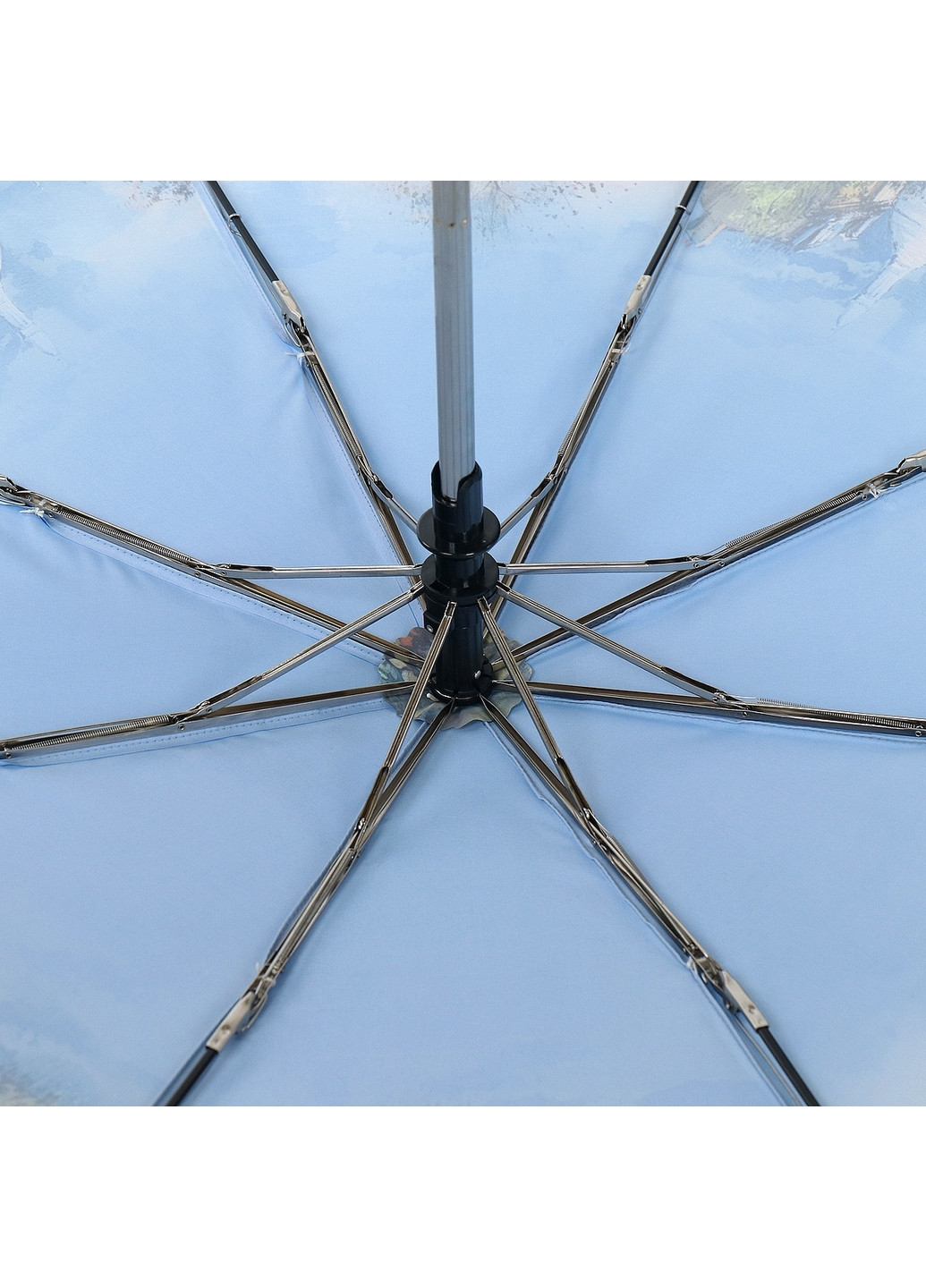 Комбинированный складной женский зонт автомат 102 см Trust (260285403)