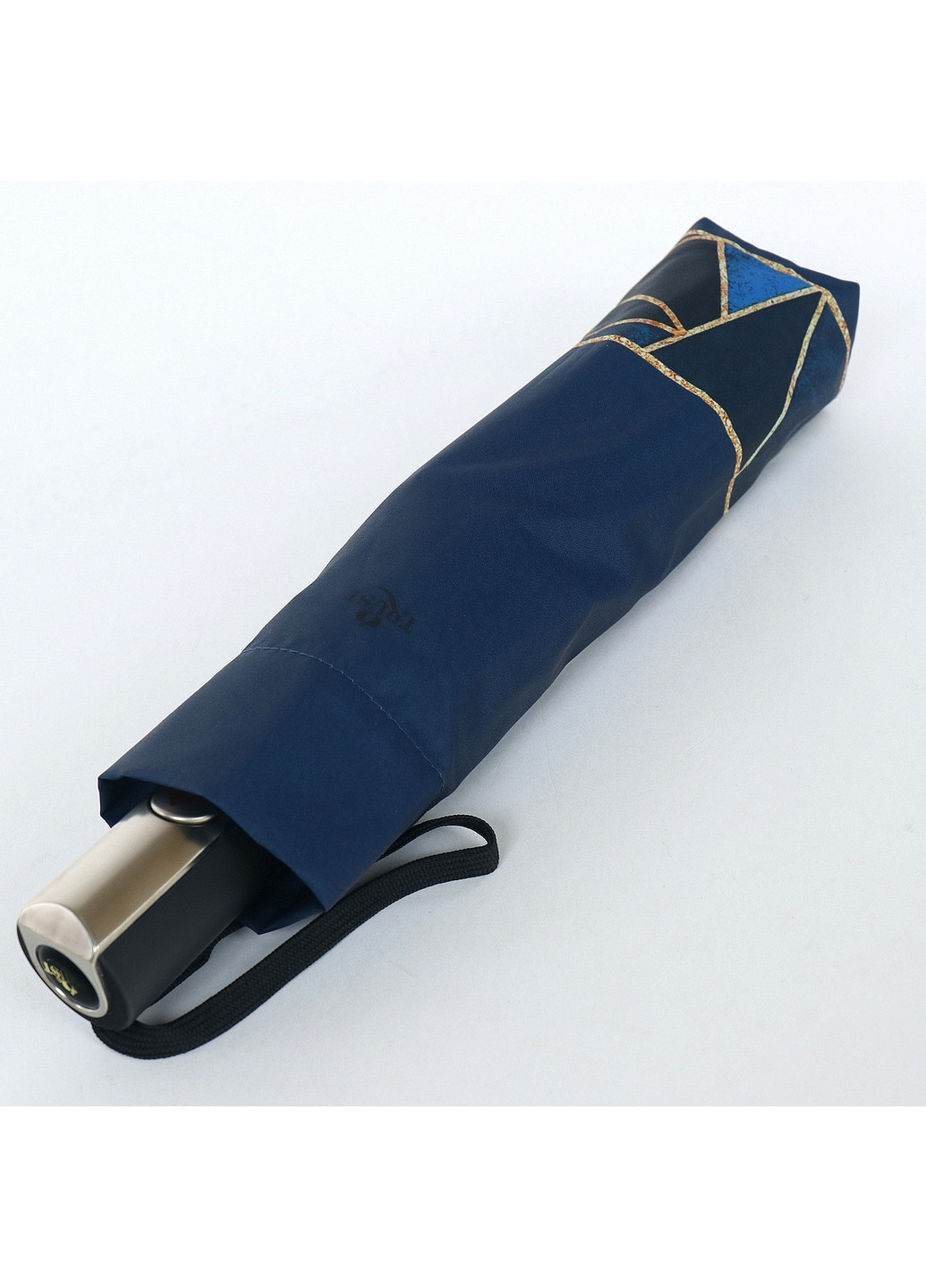 Синий складной женский зонт автомат 102 см Trust (260285409)