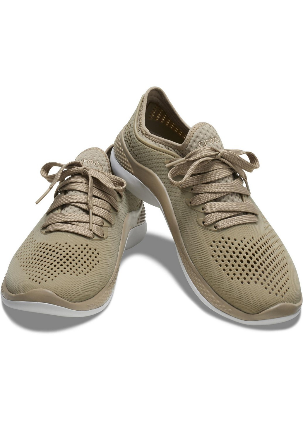 Оливковые (хаки) демисезонные кроссовки крокс Crocs LiteRide 360 Pacer Khaki
