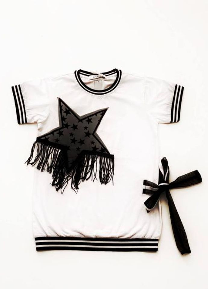 Комбинированная футболка To Be Too