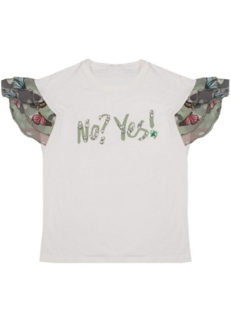 Комбинированная футболка To Be Too