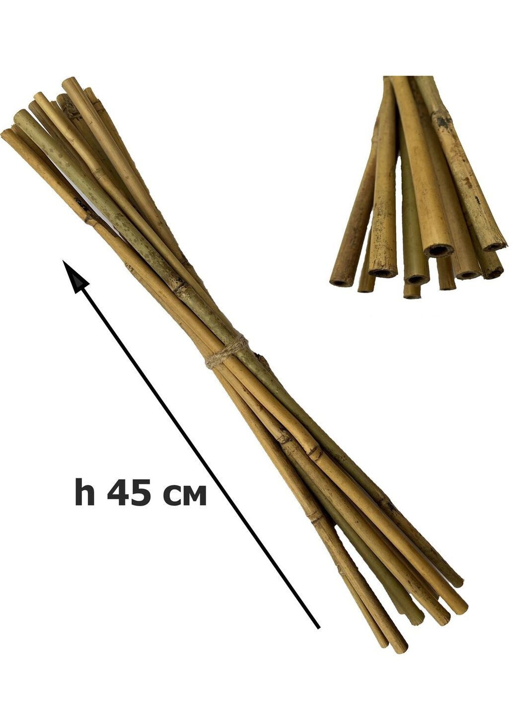 Бамбукова опора h 45см 10шт Kokos (260335822)