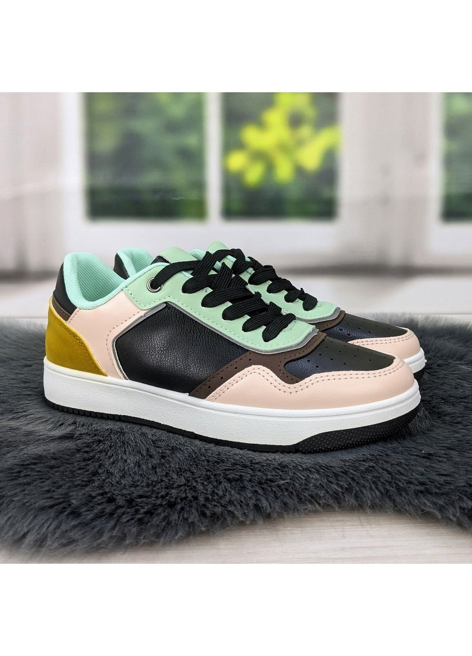 Кросівки кеди жіночі демісезонні Violeta чорні демісезони (260376028)