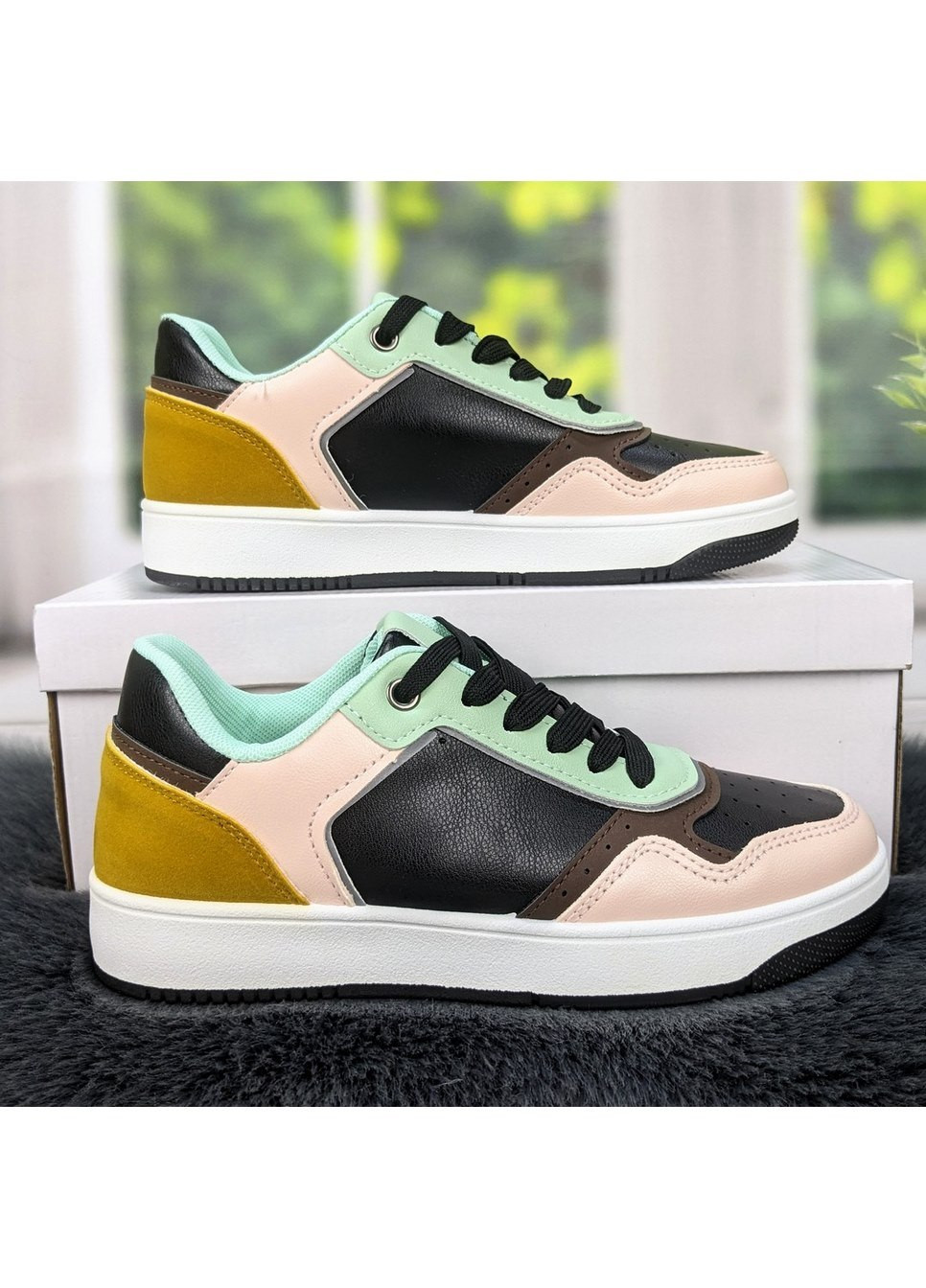 Кросівки кеди жіночі демісезонні Violeta чорні демісезони (260376028)