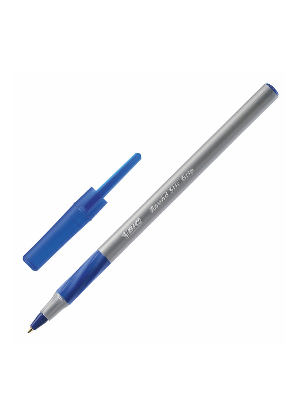 Ручки шариковые Round Stic Exact 4шт Синяя Bic 3086123408067 (260342435)