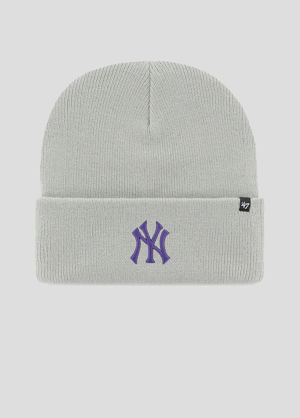 Светло-серая шапка бини Mlb Ny Yankees Haymaker 47 Brand (260356255)
