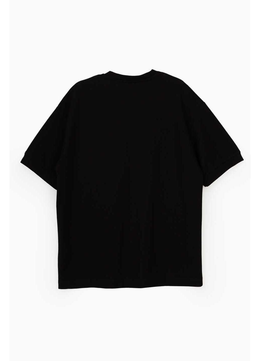 Черная футболка с принтом Tommy Life