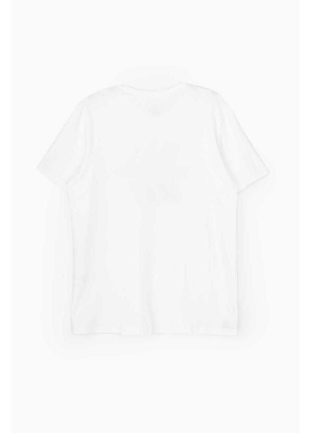 Белая футболка с принтом Tommy Life
