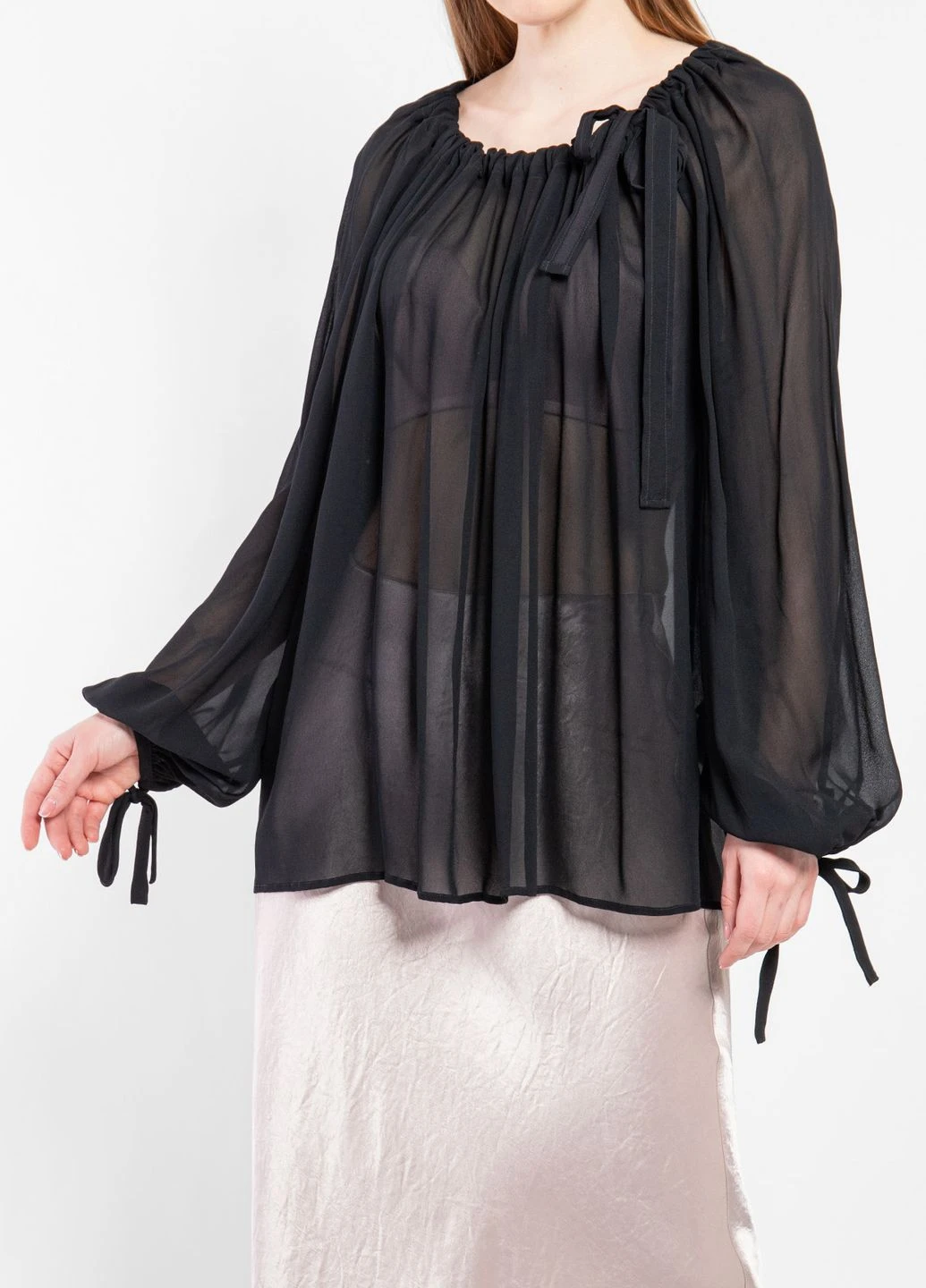 Чорна блуза MSGM