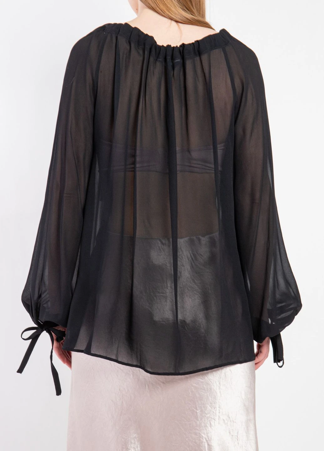 Чорна блуза MSGM