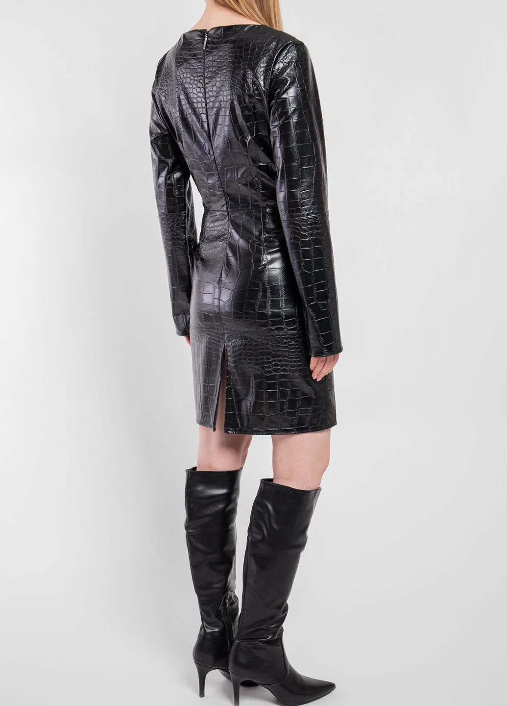 Чорна вечірня вечірня сукня MSGM однотонна