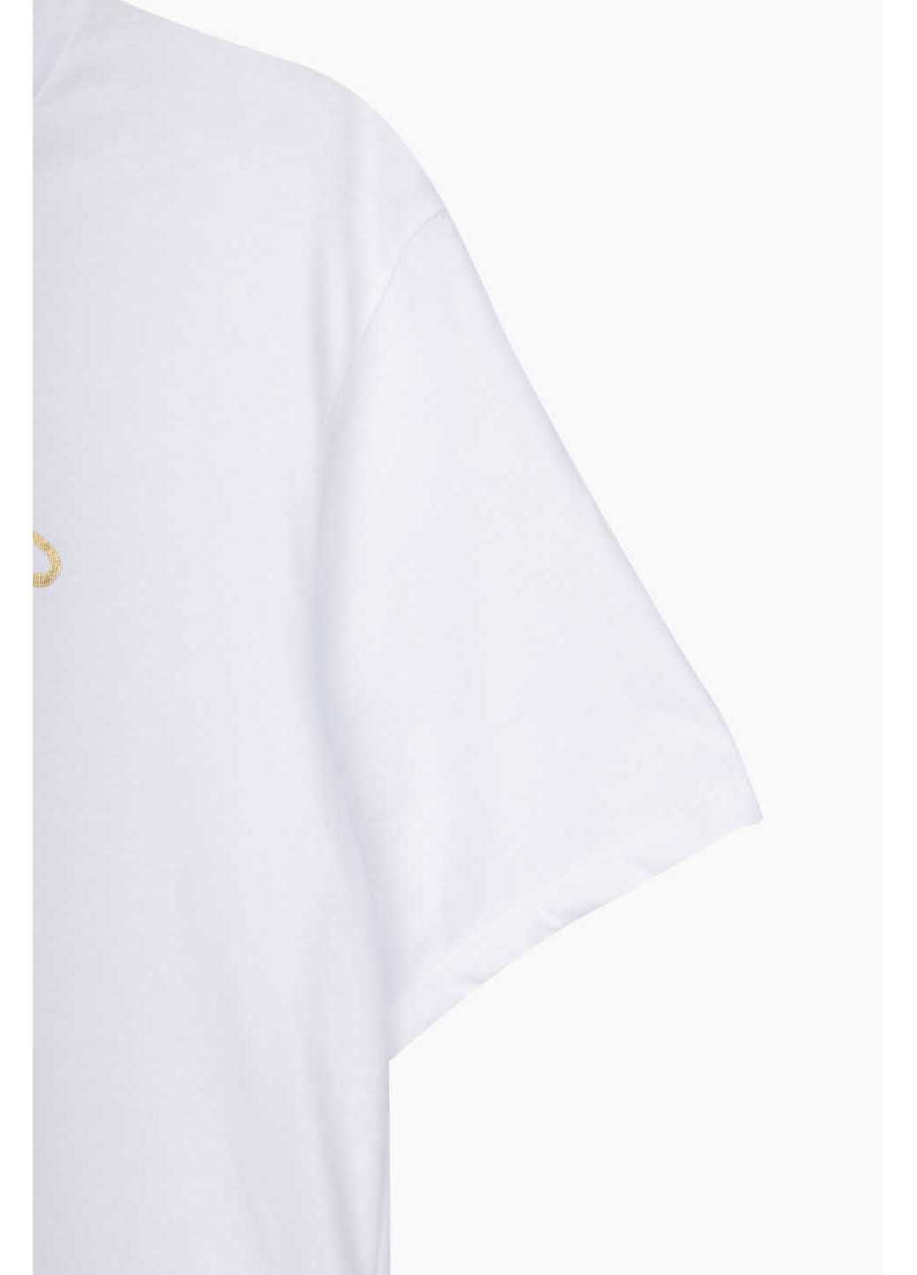 Біла демісезон футболка з принтом PEPPER MINT