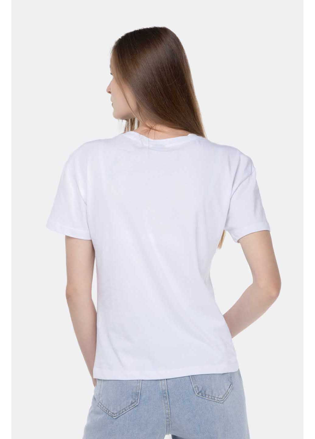 Біла демісезон футболка з принтом X-trap