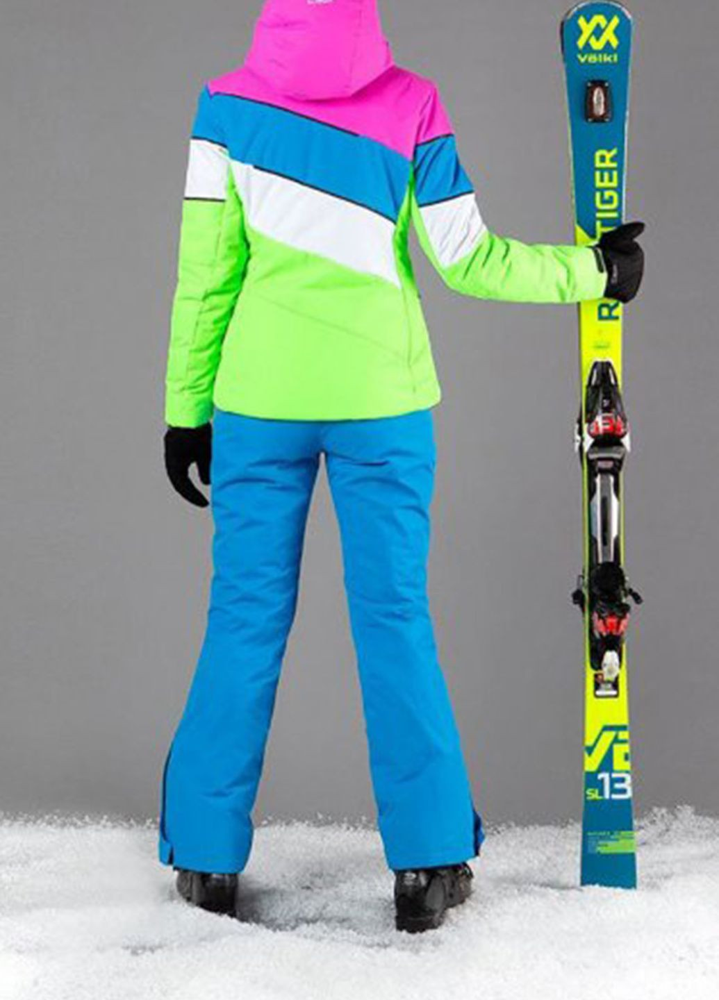 Голубые лыжные брюки Woman Pant CMP (260362537)