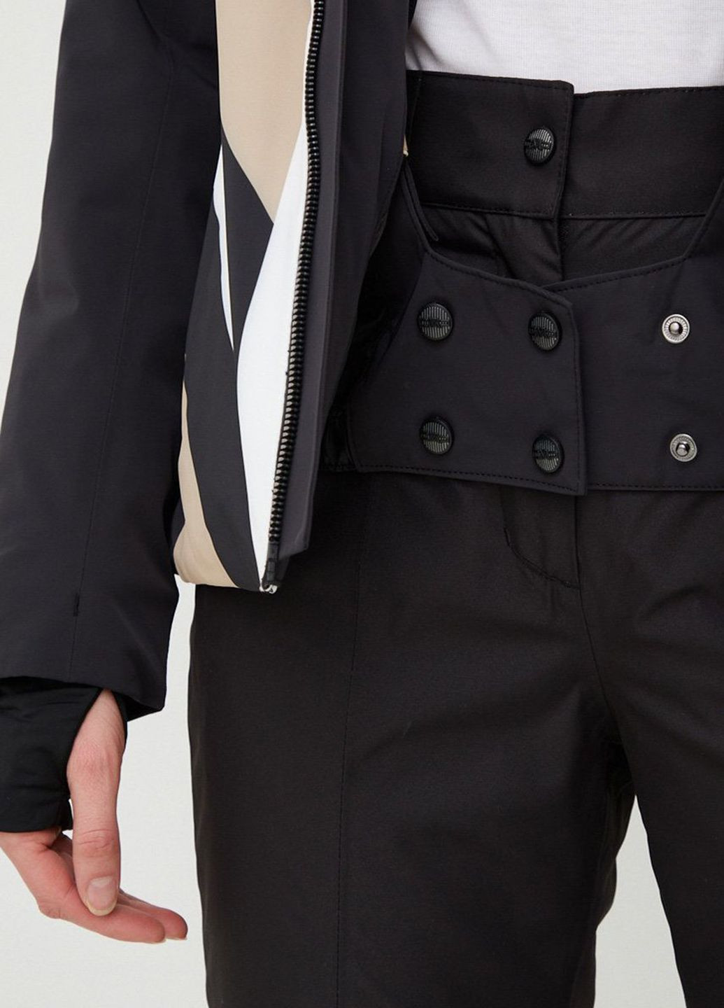 Черная лыжная куртка Woman Jacket Zip Hood CMP (260362534)