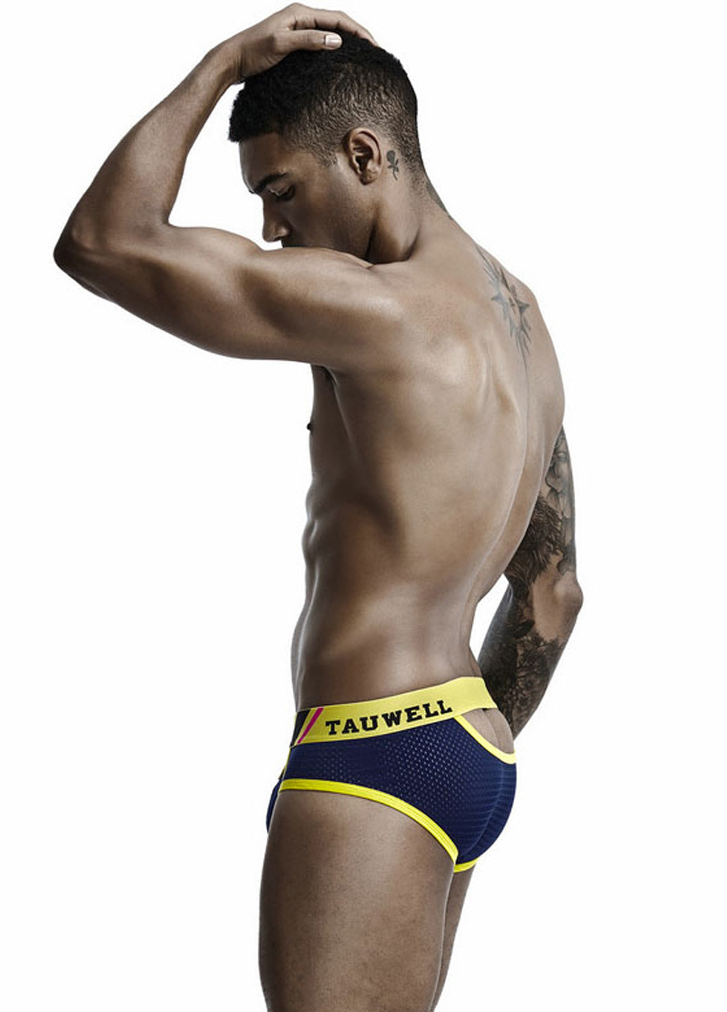 Чоловічі труси брифи Темно-синій Спідня білизна, сітка Tauwell (260360536)