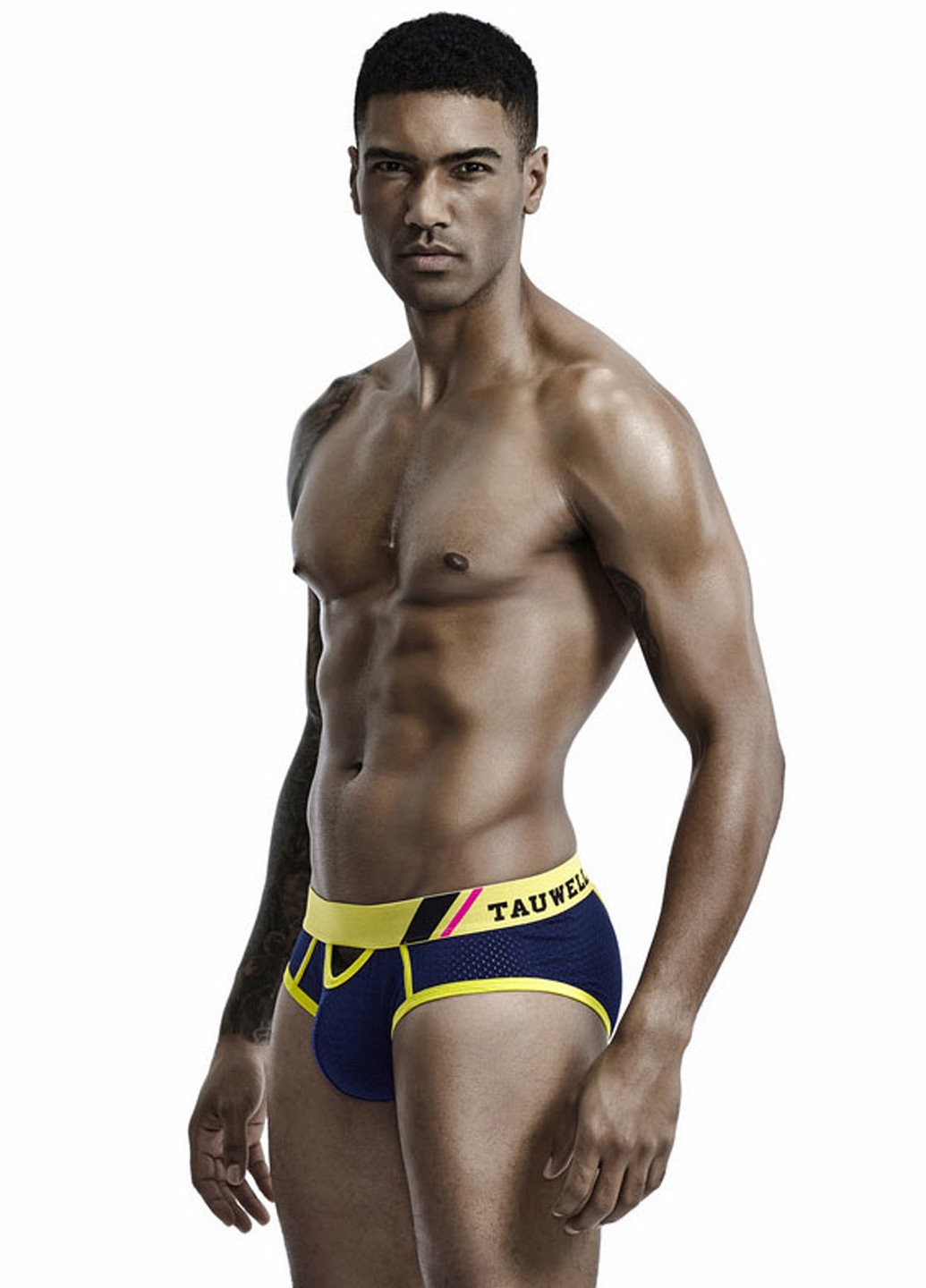 Чоловічі труси брифи Темно-синій Спідня білизна, сітка Tauwell (260360536)