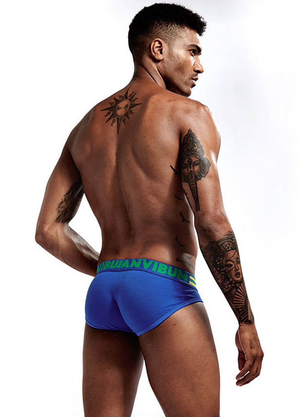 Чоловічі труси брифи Синій Сексуальна спідня білизна Lanvibum (260360641)