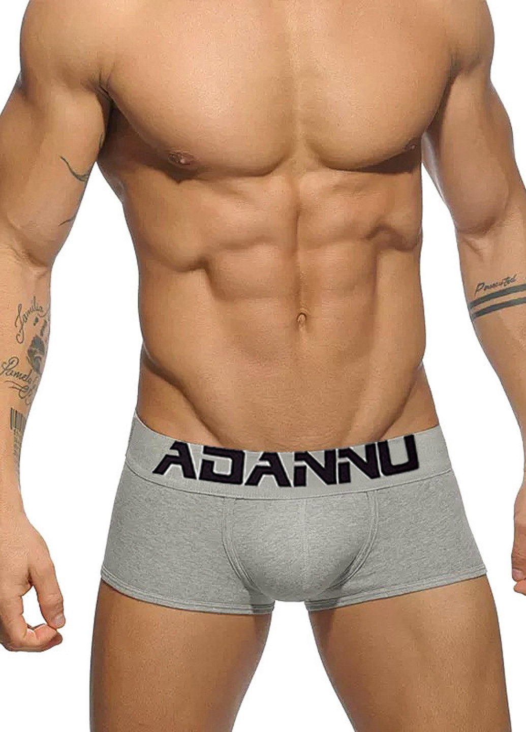 Чоловічі труси хіпси Сірий Чоловічі труси Adannu (260360062)