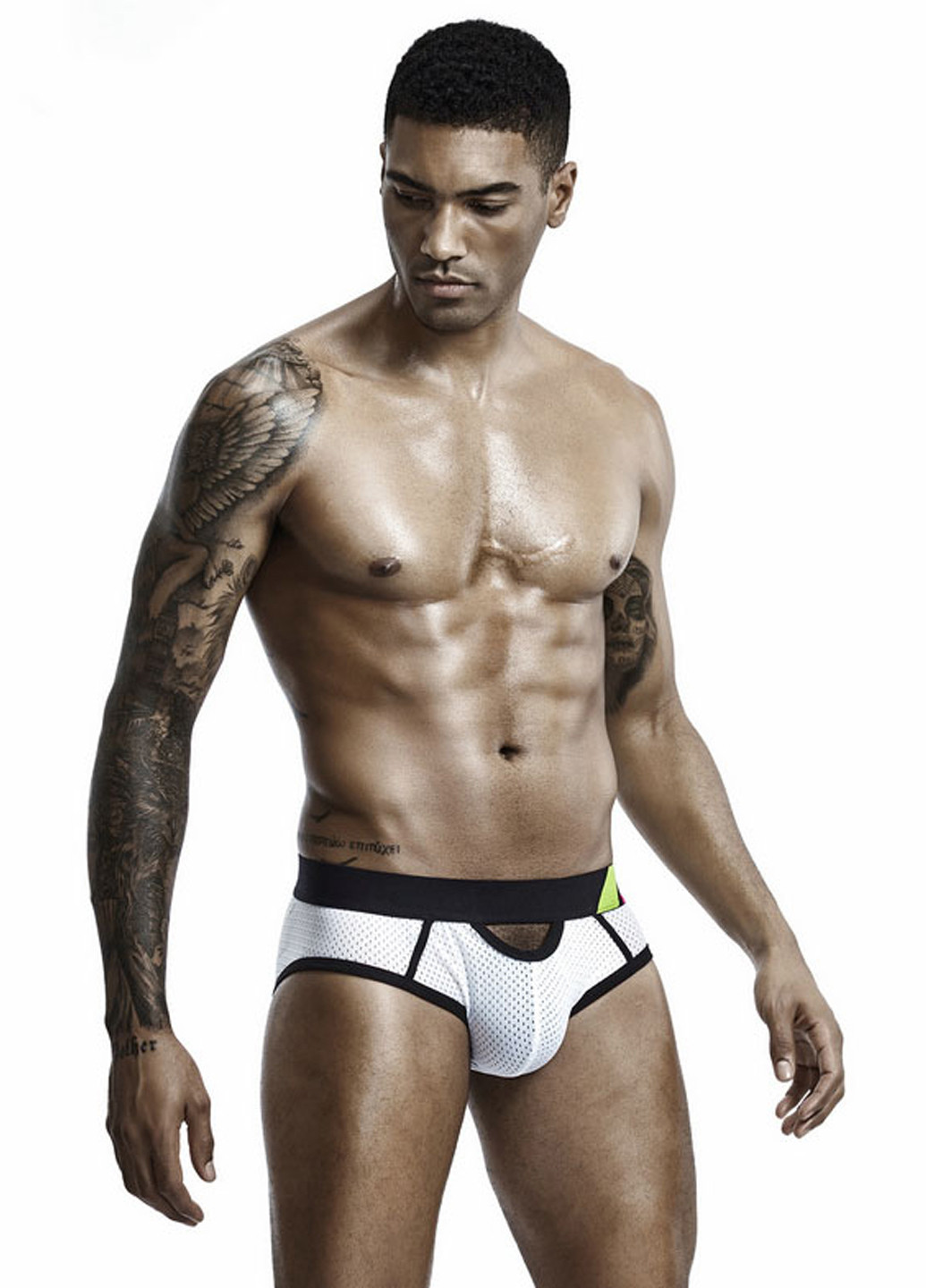 Мужские трусы брифы Белый Мужские трусы, сетка Tauwell (260360204)