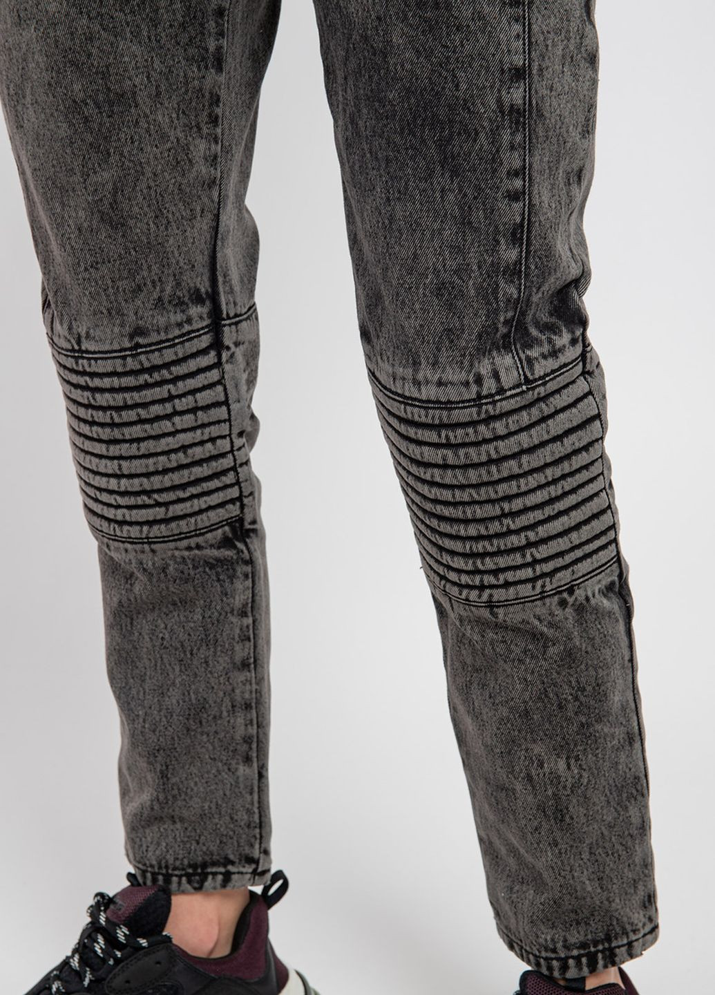 Серые джинсы с завышенной талией MSGM - (260391579)