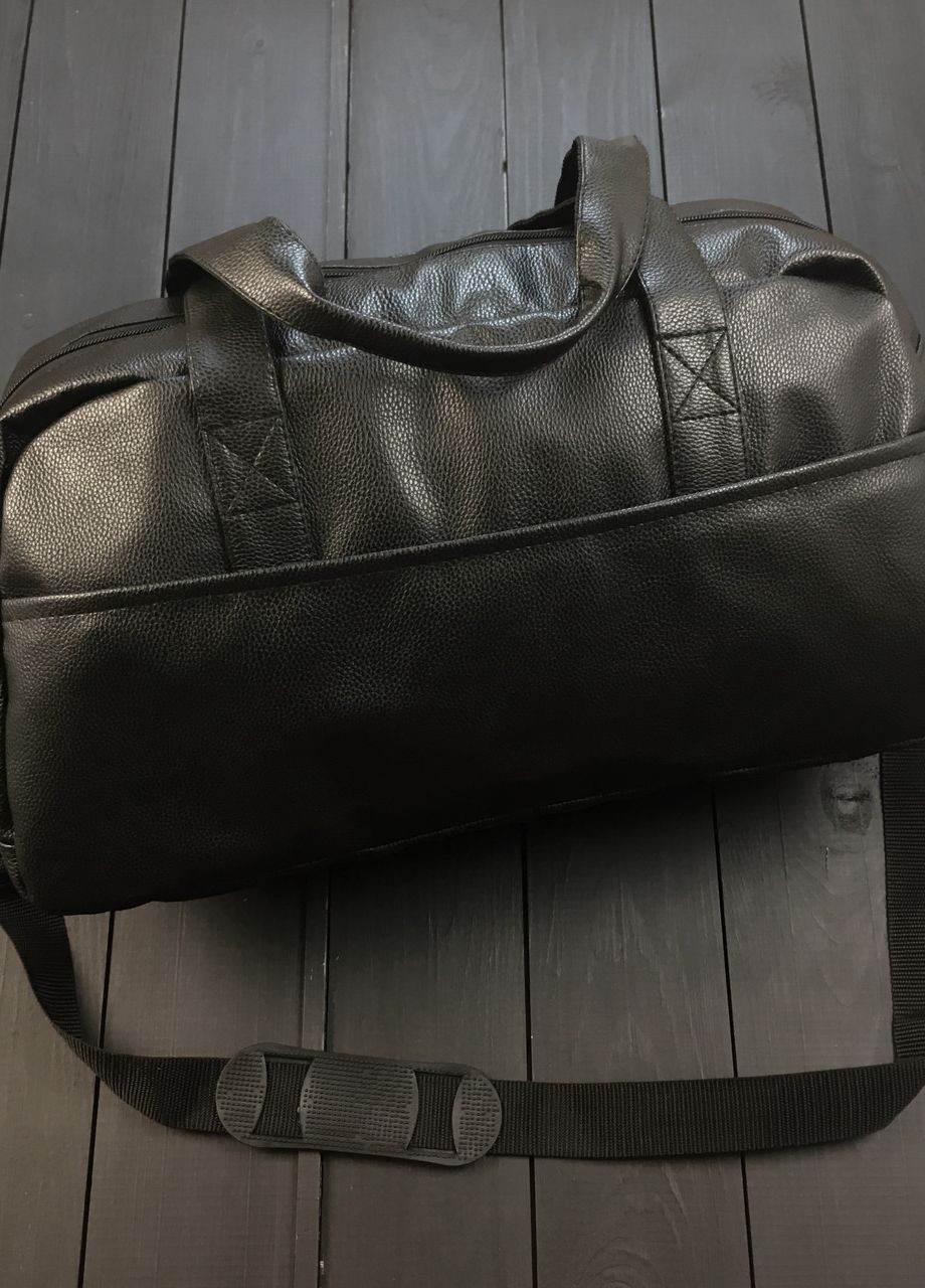 Сумка через плечо повседневная черная экокожа универсальная модель 24L Black на 2 отделения No Brand Сумка М (260396276)