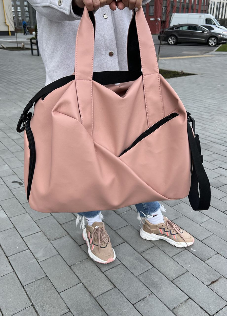 Спортивная сумка женская для спортзала, тренировок или в дорогу 30L, розовый цвет No Brand x (260396293)
