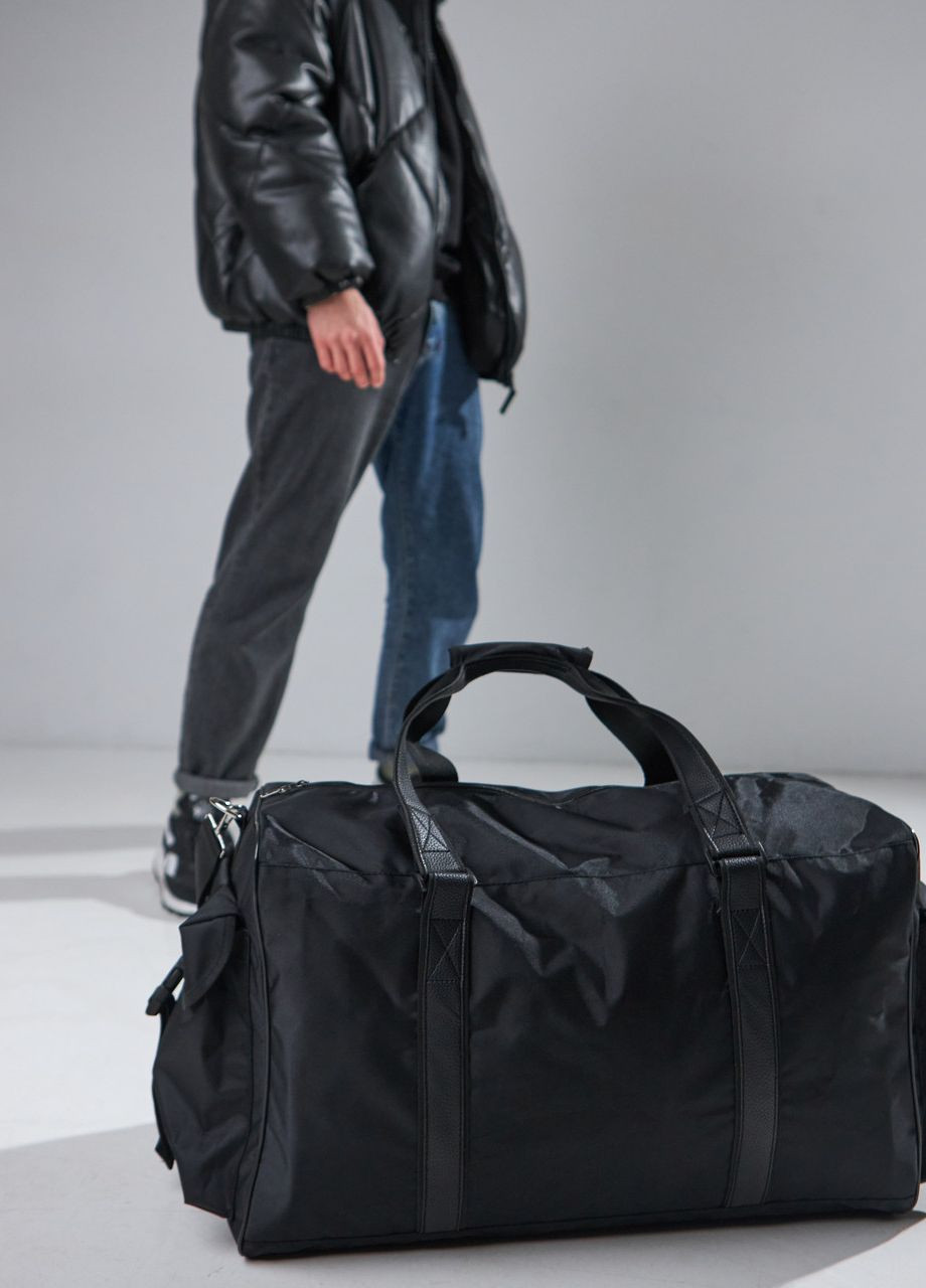 Спортивная / дорожная большая сумка 50L Black на 3 отделения No Brand сумка xl (260396337)