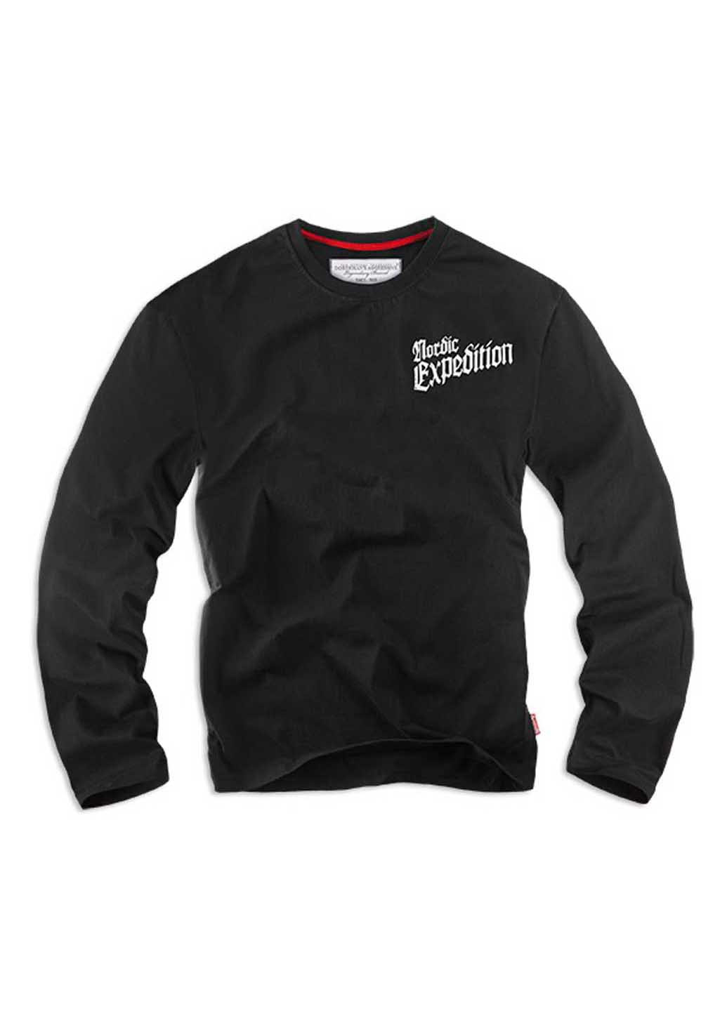 Черный демисезонный кэжуал лонгслив Dobermans Aggressive