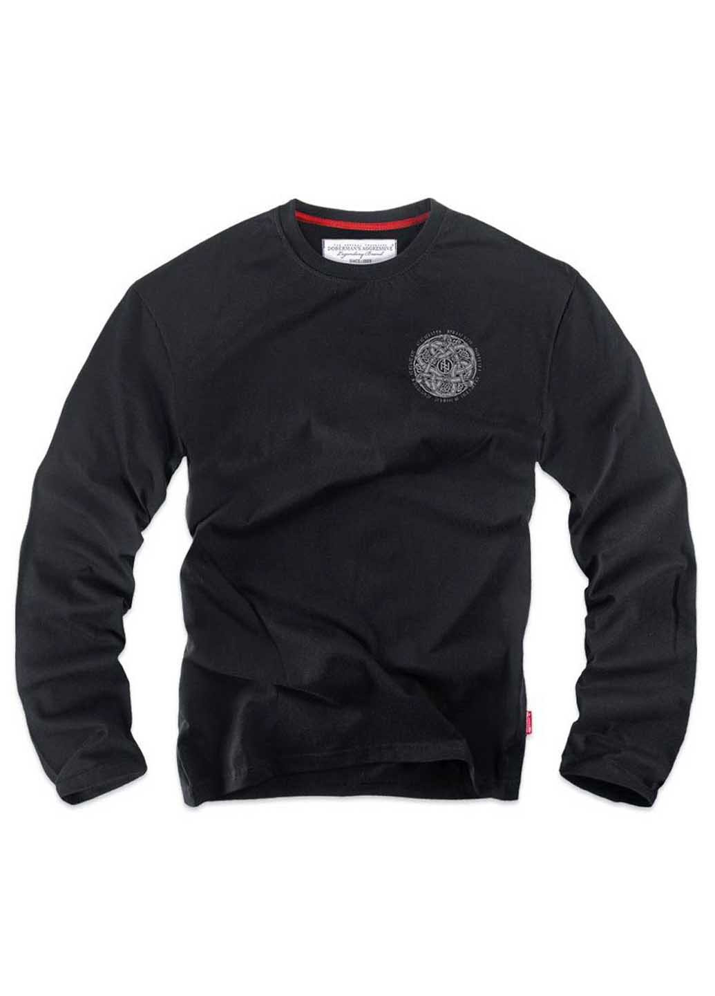 Лонгслів Celtic Dobermans Aggressive чорний кежуали