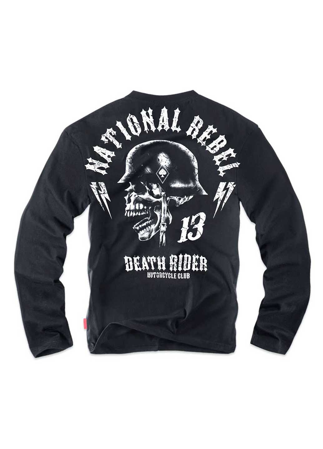 Лонгслів National Rebel Dobermans Aggressive чорний кежуали