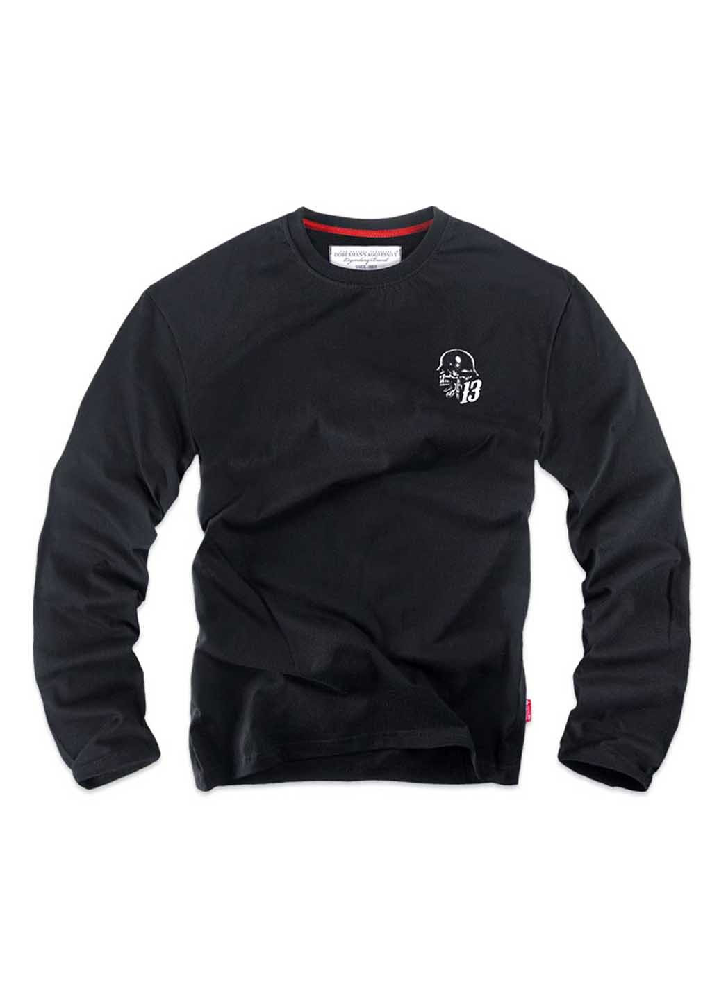 Лонгслів National Rebel Dobermans Aggressive чорний кежуали