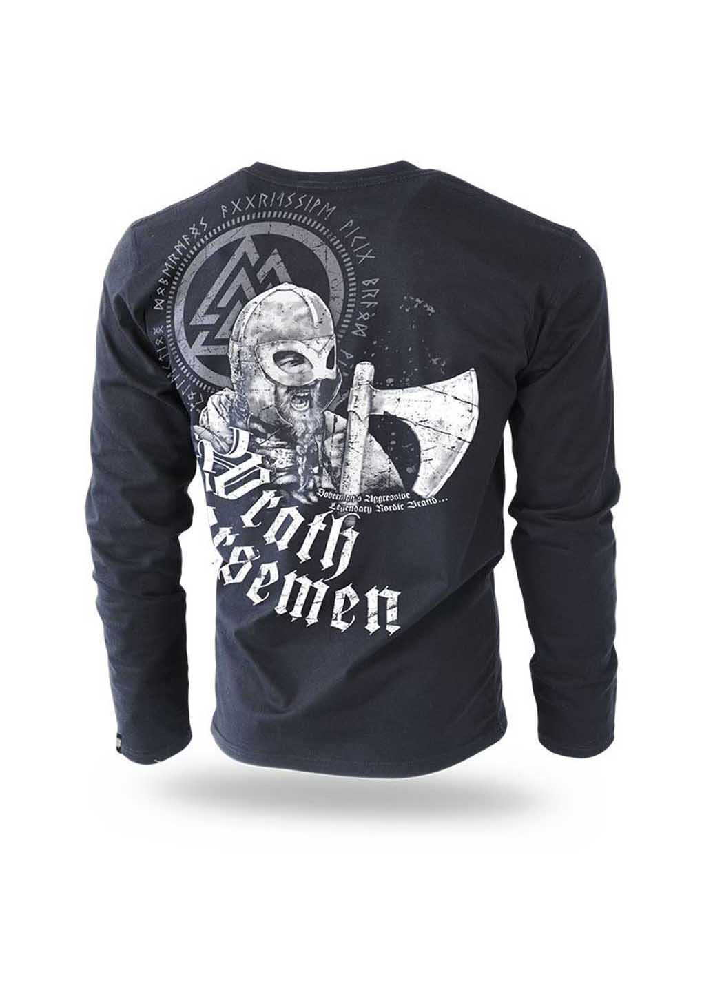 Черный демисезонный кэжуал лонгслив Dobermans Aggressive