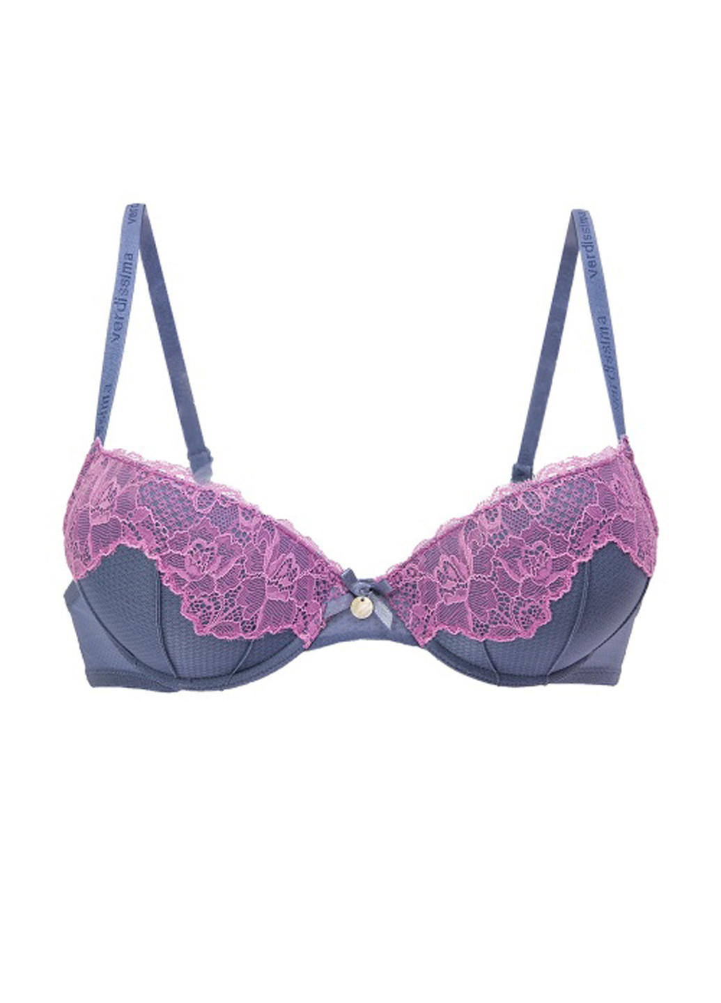 Фиолетовый бюстгальтер nj24 формованная чашка фиолетовый Verdissima с косточками