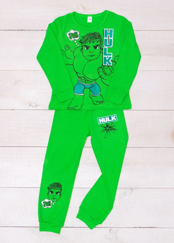 Салатовая всесезон пижама для мальчика салатовый носи своё (6076-008-33-4-v27) свитшот + брюки Носи своє