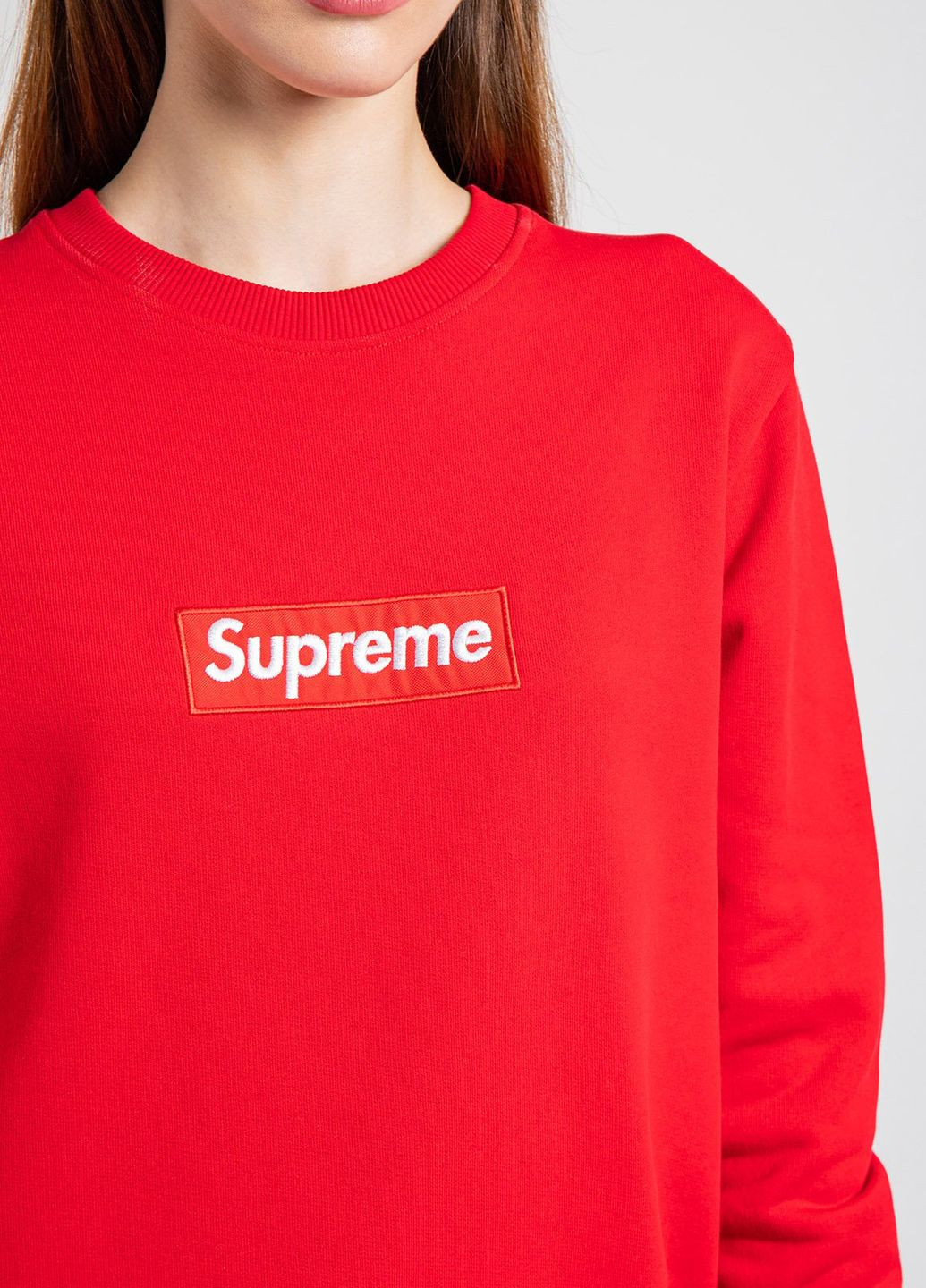 Червоний світшот Supreme Spain однотонний (260391709)