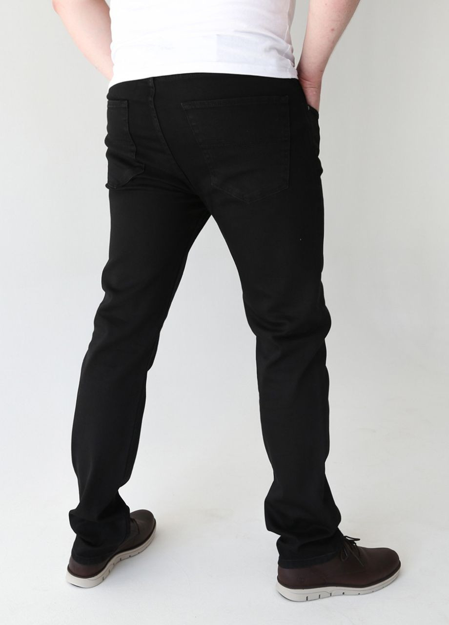 Черные демисезонные прямые джинсы мужские черные прямые Прямая Lexus